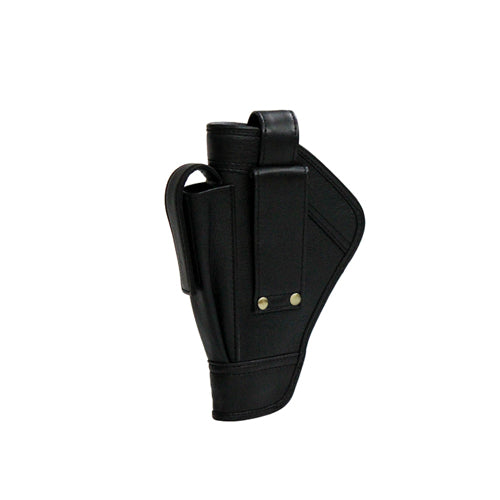 Genuine Leather Gun Holster With Additional Magazine Slot