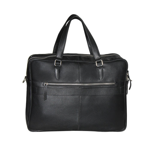 Genuine Leather Office Bag Leather Portfolio With Adjustable Shoulder Strap , Can Accommodate 15 " Laptop
