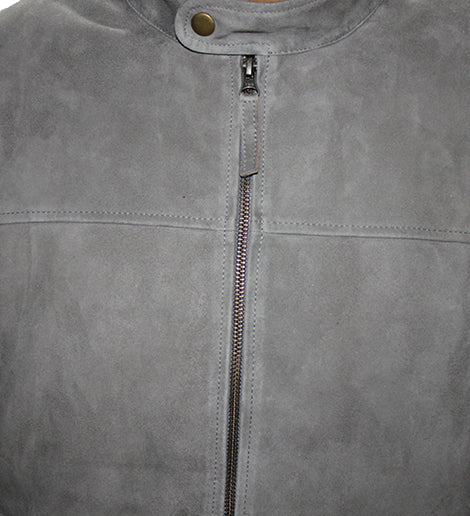 Genuine Suede Leather Classic Men's Jacket