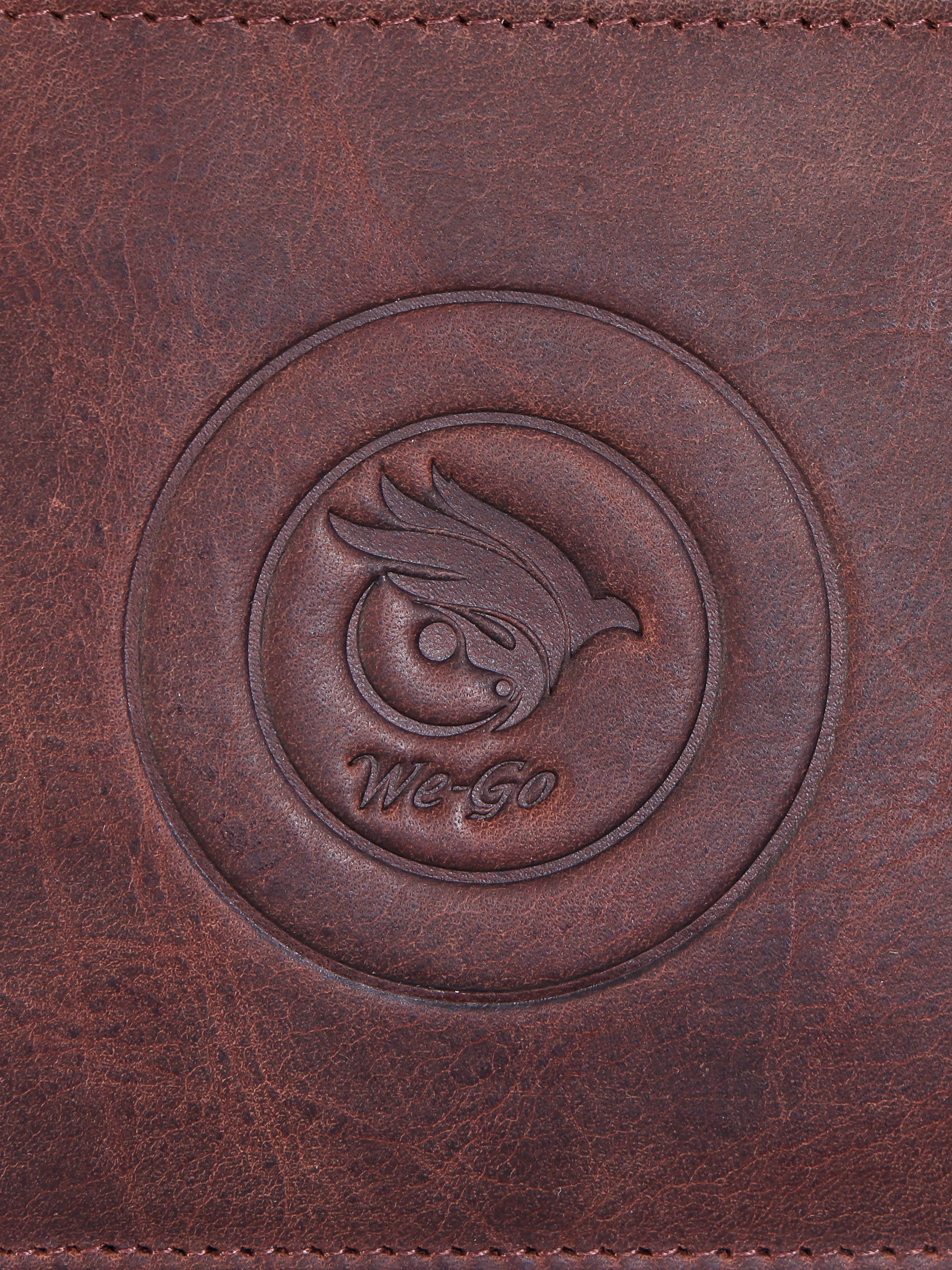 Genuine Leather - Two Tone - Oil Pullup Leather - Mens Leather Wallet