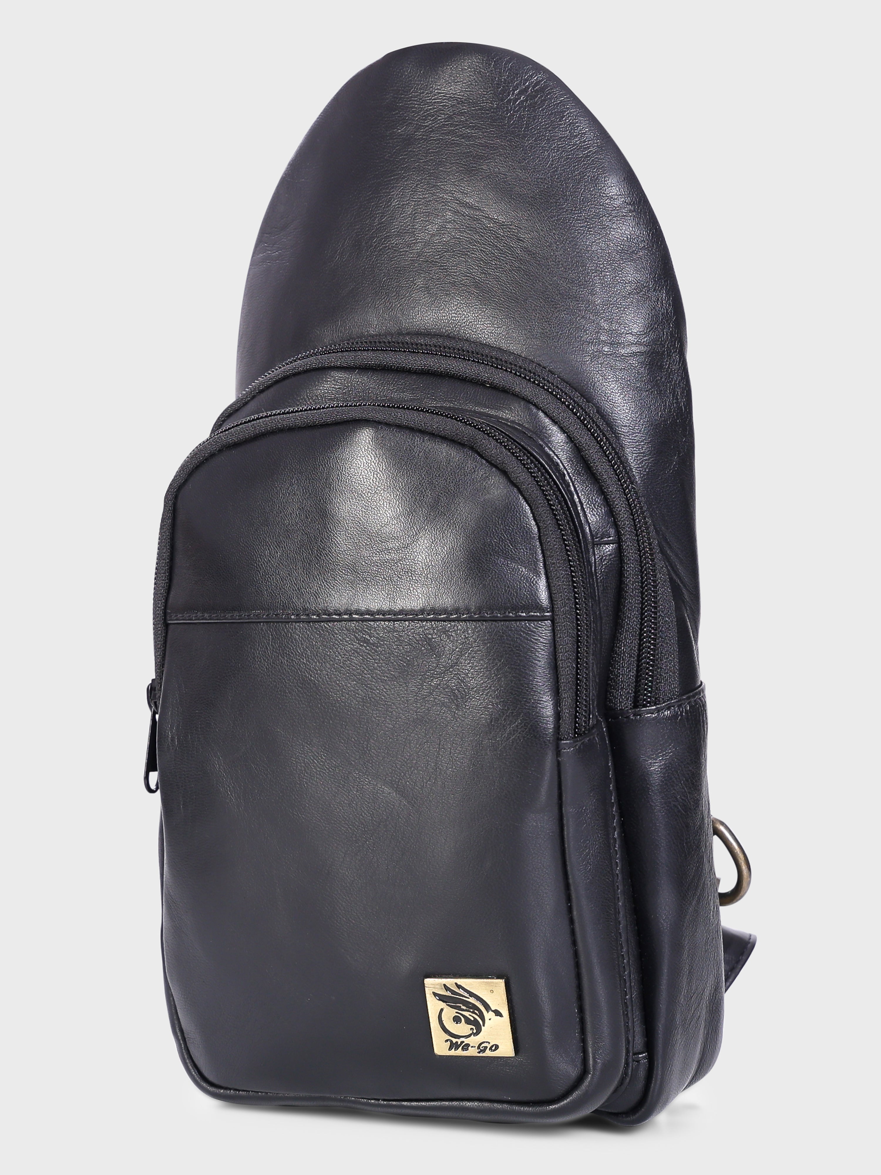 Unisex Genuine Leather ,Soft Luxurious - Travel Shoulder Strap Bag