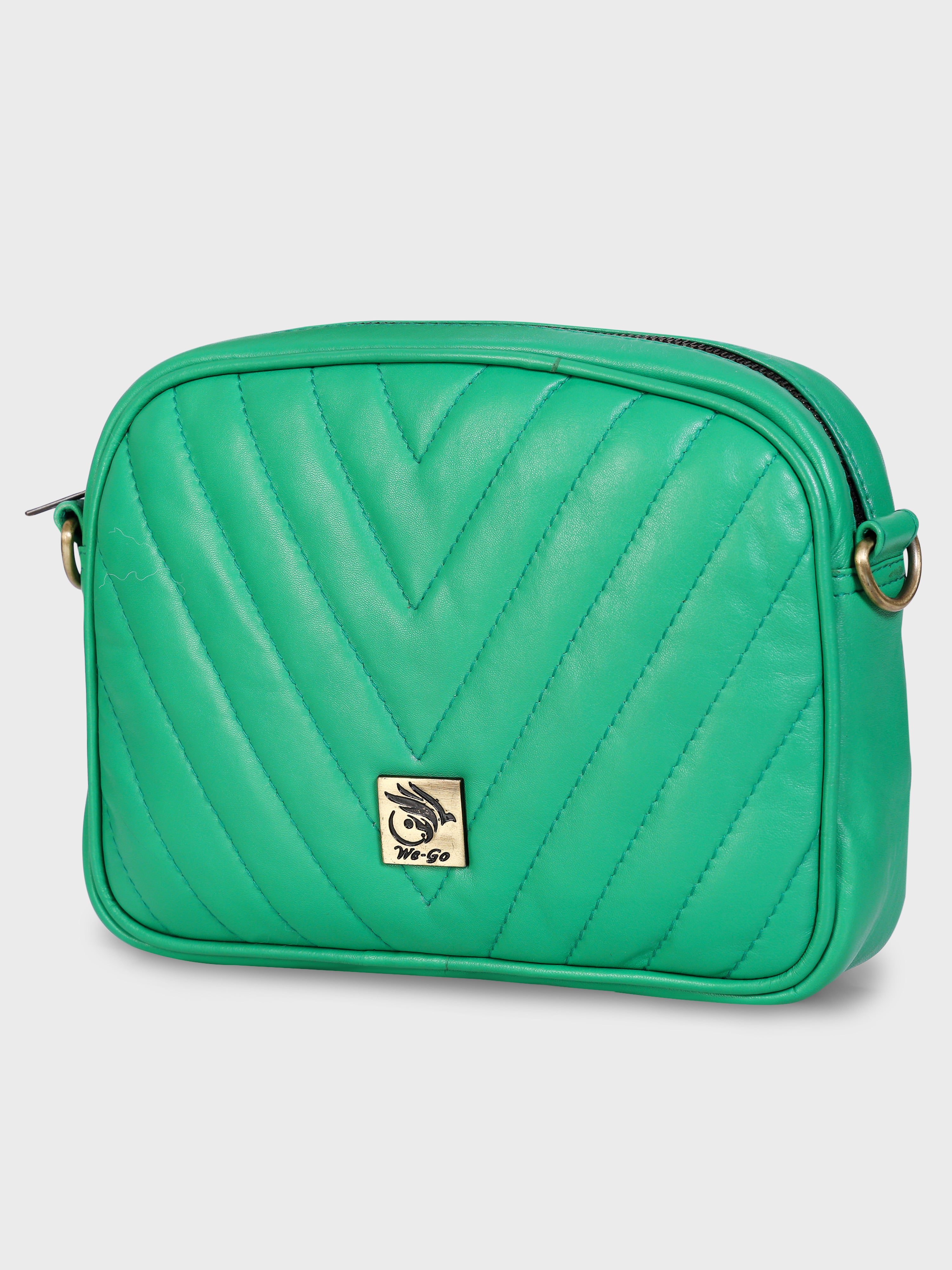 Genuine Leather , V Quilt Design Luxurious Women Bag