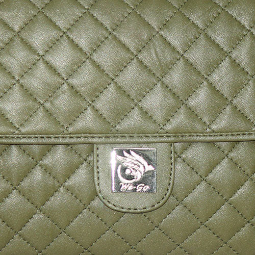 Genuine Leather - soft , supple Diamond Quilted Trendy Women's leather bag