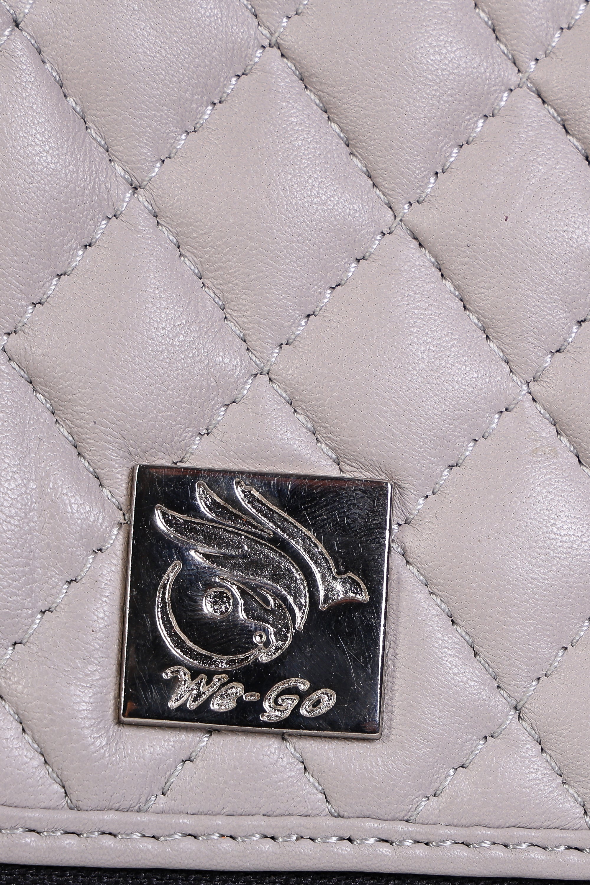 Genuine Leather , Diamond Quilted Leather Women Wallet