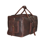 Genuine Leather  Oil Pull-up Luxurious Travel Duffle Bag