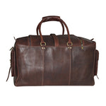 Genuine Leather  Oil Pull-up Luxurious Travel Duffle Bag