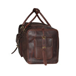 Genuine Leather  Oil Pull-up Luxurious Travel Duffle Bag