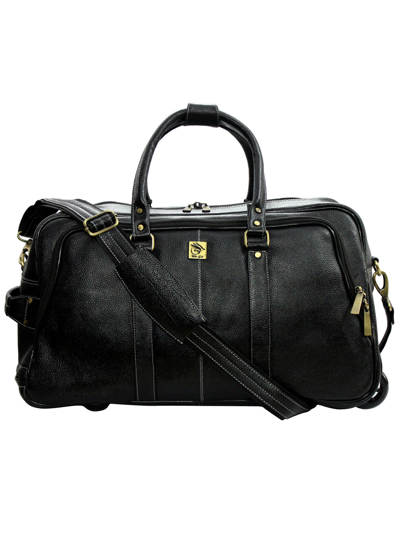 Genuine Leather  Buff milled Luxurious Travel Duffle Bag
