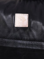 Front - Genuine Fur , Patchwork , Back - Genuine Leather , Luxurious Cushion Cover With Cushion