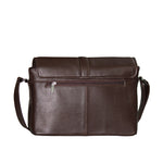 Genuine Leather  Unisex Messenger Bag  With Slot Inside For I Pad , Mobile
