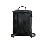 Genuine Leather Multipurpose Briefcase Bag Cum Backpack With Laptop Compartment & Adjustable Shoulder Strap