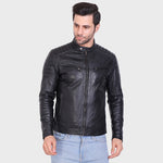 Genuine Leather , Men's Leather Jacket