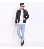 Genuine Leather Men's Jacket For Bikers