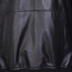 Genuine Leather, Men's Leather Hoody Jacket