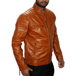 Genuine Leather , Men's Leather Jacket