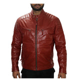 Genuine Leather Men's Jacket For Bikers