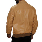 Genuine Leather Men's Bomber Jacket