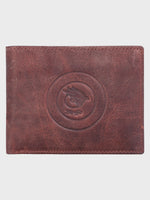 Genuine Leather - Two Tone - Oil Pullup Leather - Mens Leather Wallet