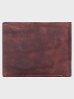 Genuine Leather - Two Tone - Oil Pullup Leather - Mens Leather Wallet
