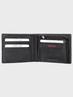 Genuine Leather , Centre Stitch Detail , Men Leather Wallet