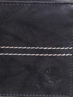 Genuine Leather , Centre Stitch Detail , Men Leather Wallet