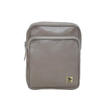 Unisex Genuine Leather ,Soft Luxurious Veg Tanned Two Toned - Travel Shoulder Strap Bag