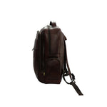 UNISEX GENUINE LEATHER MULTIPURPOSE BACKPACK WITH 14" LAPTOP COMPARTMENT