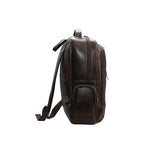 UNISEX GENUINE LEATHER MULTIPURPOSE BACKPACK WITH 14" LAPTOP COMPARTMENT