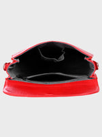 Genuine Leather , Women Trendy Front Magnet Closure , Croco Embossed Leather Bag