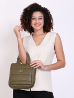 Genuine Leather , Soft Supple , Heavy Polly Quilted Women Leather Bag