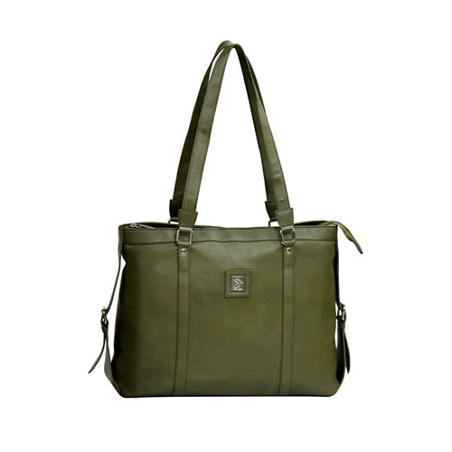Genuine Leather Women's  Tote Bag With 15" Laptop Compartment