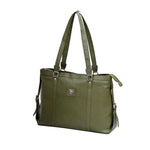 Genuine Leather Women's  Tote Bag With 15" Laptop Compartment