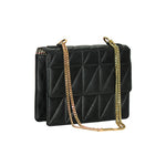 Genuine Leather Quilted Luxurious Women Bag  with Golden chain sling