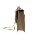 Genuine Leather Quilted Luxurious Women Bag  with Golden chain sling