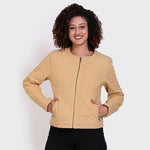 Cotton Twill Quilted  Luxurious Women Jacket
