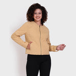 Cotton Twill Quilted  Luxurious Women Jacket
