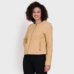Cotton Twill Quilted  Luxurious Women Jacket