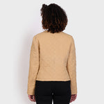 Cotton Twill Quilted  Luxurious Women Jacket