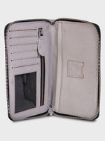 Genuine Leather , Diamond Quilted Leather Women Wallet