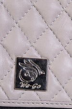 Genuine Leather , Diamond Quilted Leather Women Wallet